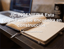 Tablet Screenshot of jicingenieria.com
